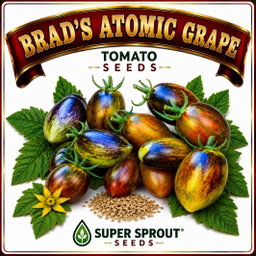 🍅BRAD'S ATOMIC GRAPES🍅 x 10 seeds