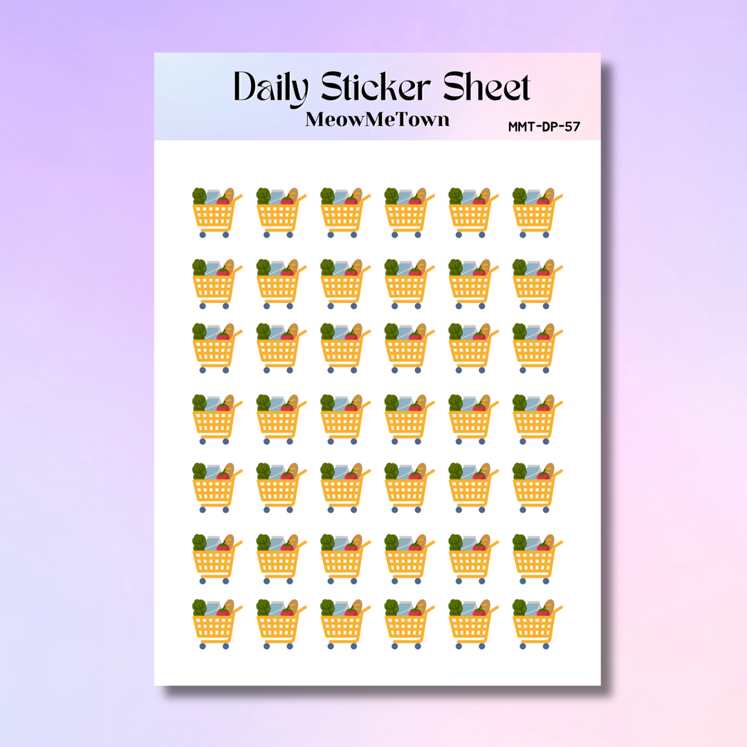 Groceries Sticker Sheet