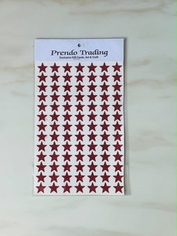 Glitter Star Stickers