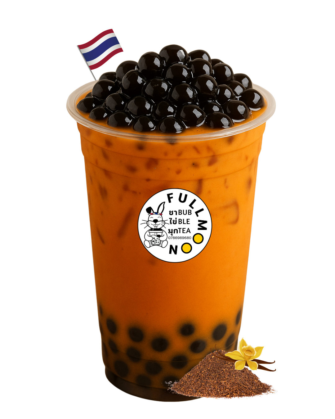 Thai bubble tea ชาไทยไข่มุก