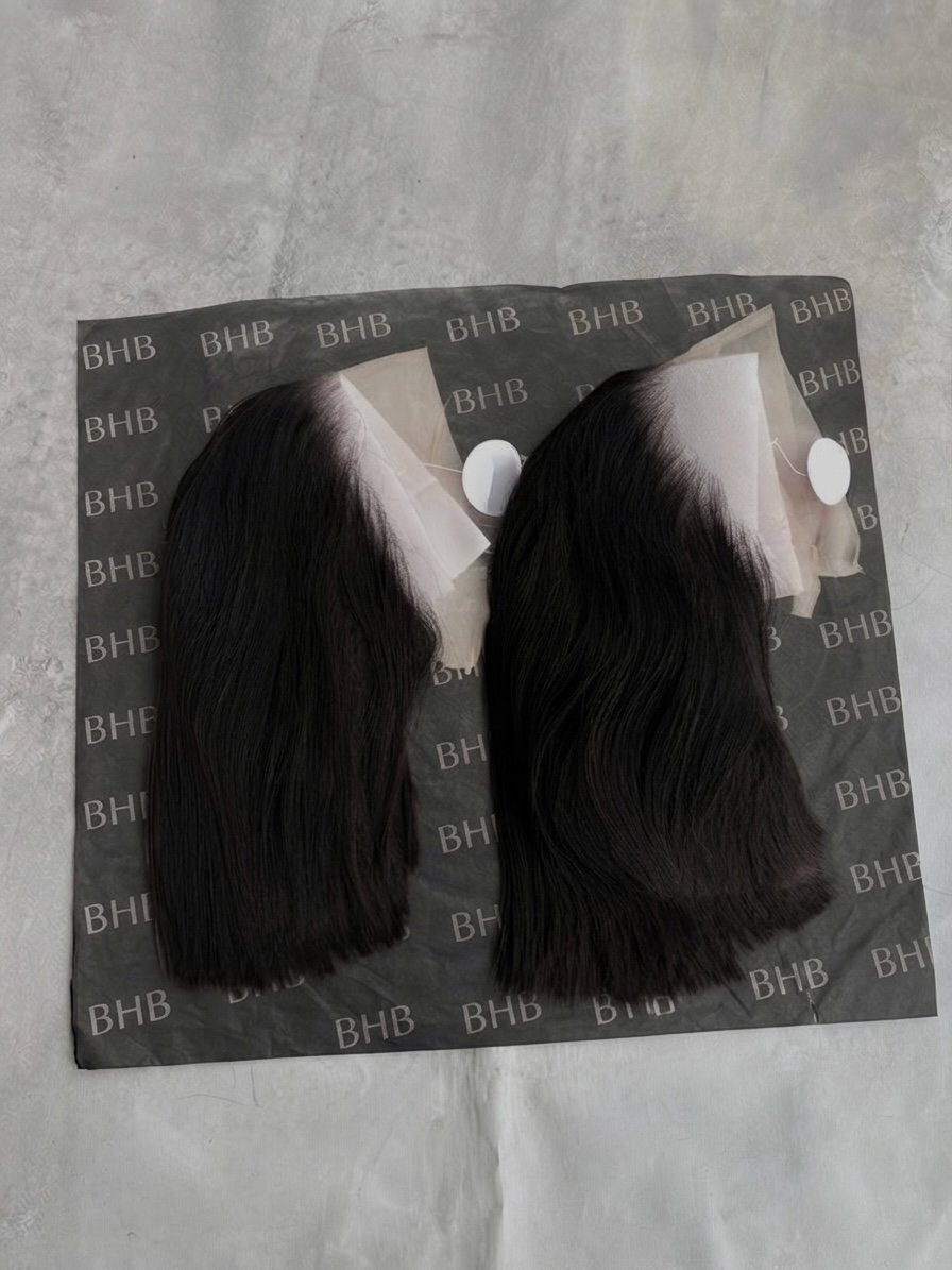 Bob  wig human Hair nature straight DD_2