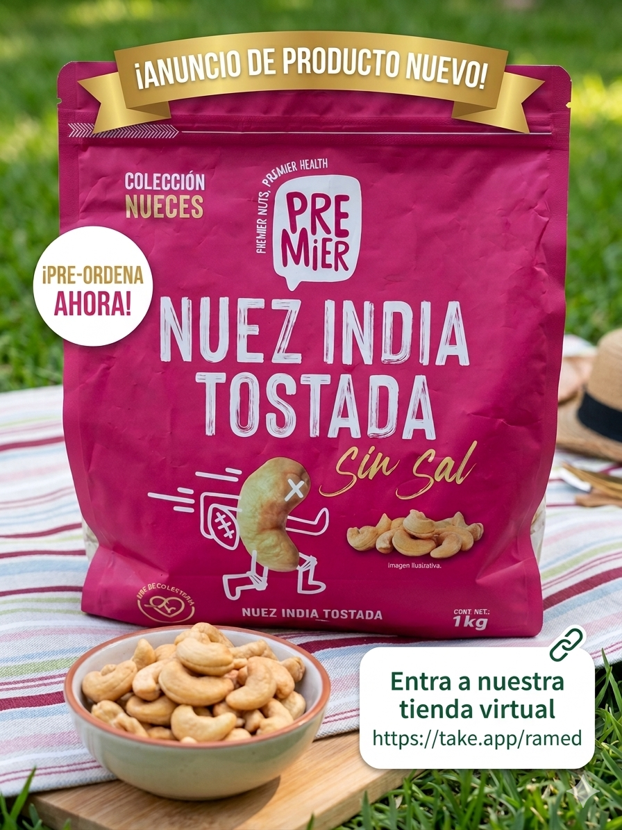 Nuez de la India Tostada SIN sal  