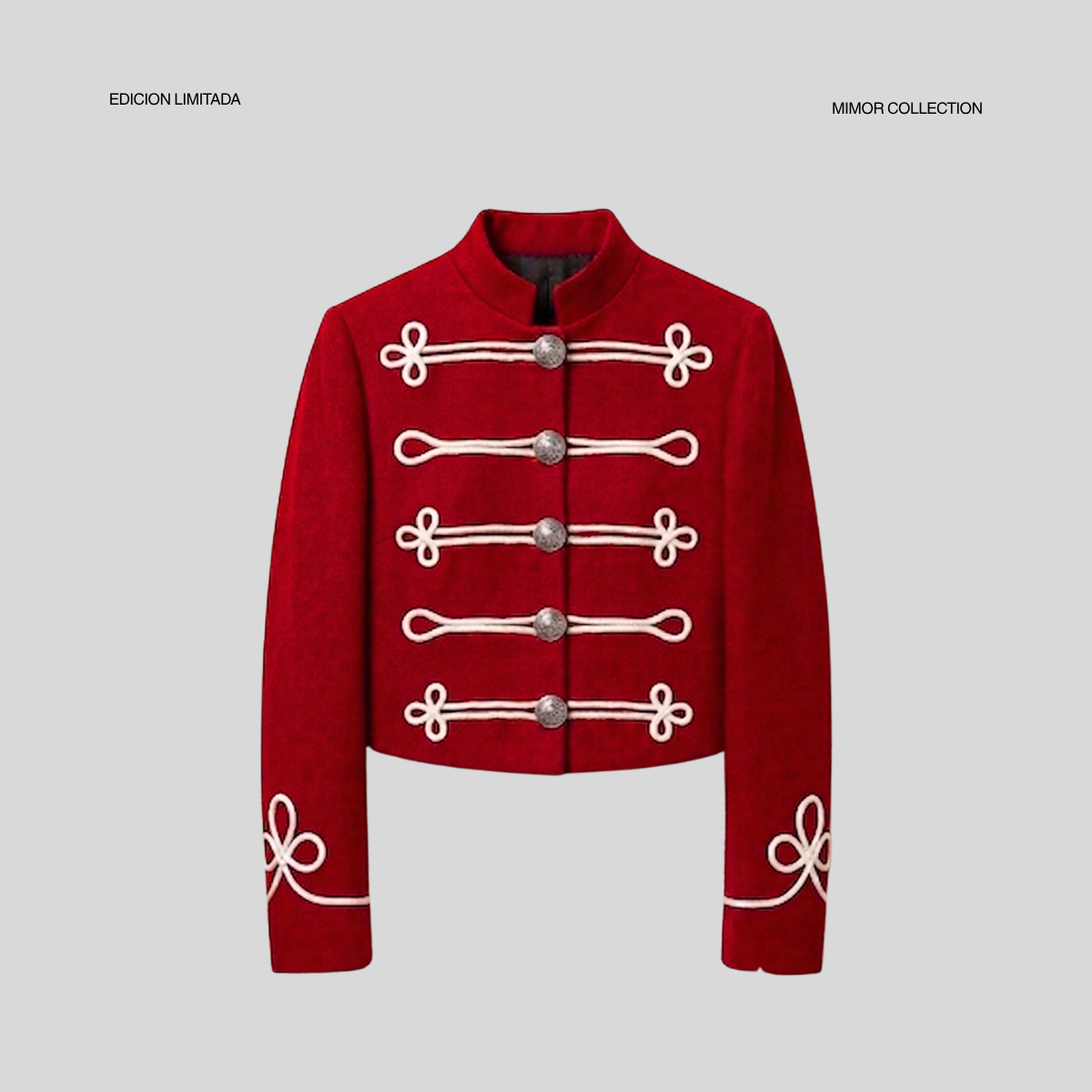 Chaqueta Comtesse, Rojo / Blanco_1