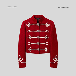 Chaqueta Comtesse, Rojo / Blanco