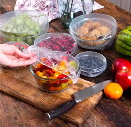 100 Piece Reusable Food Covers 