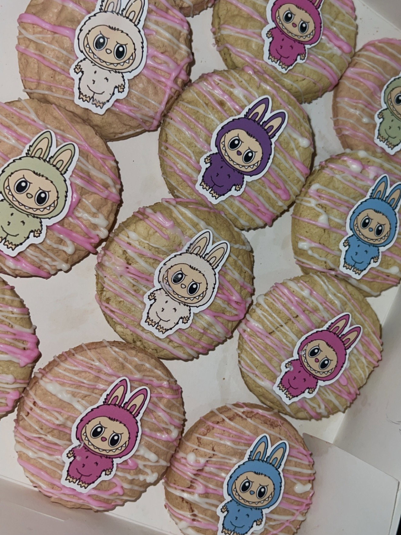 Photo/ Logo Sugar Cookies with Chocolate Drizzle Design_3
