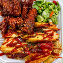 BBQ Wings Lunch Combo