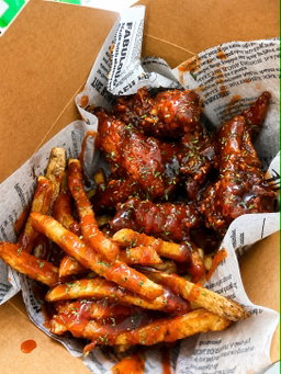 BBQ Wings Lunch Combo