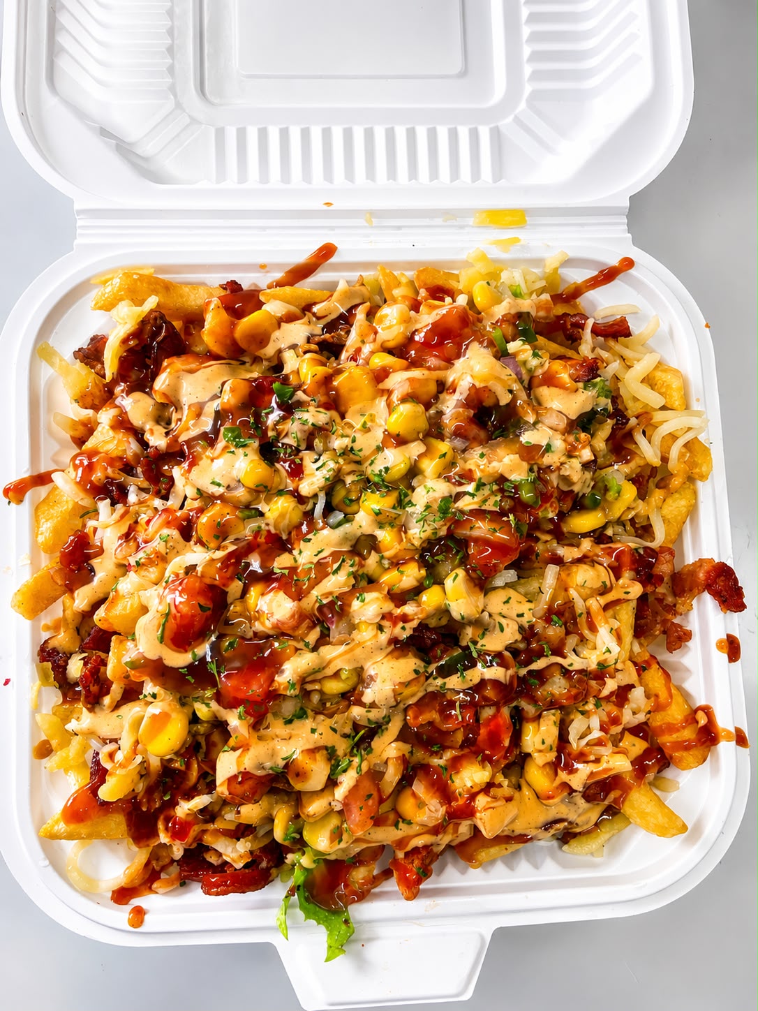 BBQ Jerk Chicken Loaded Fries_0