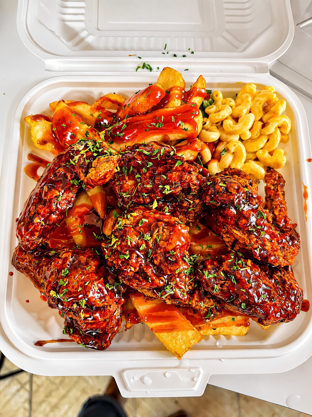 BBQ Wings Lunch Combo
