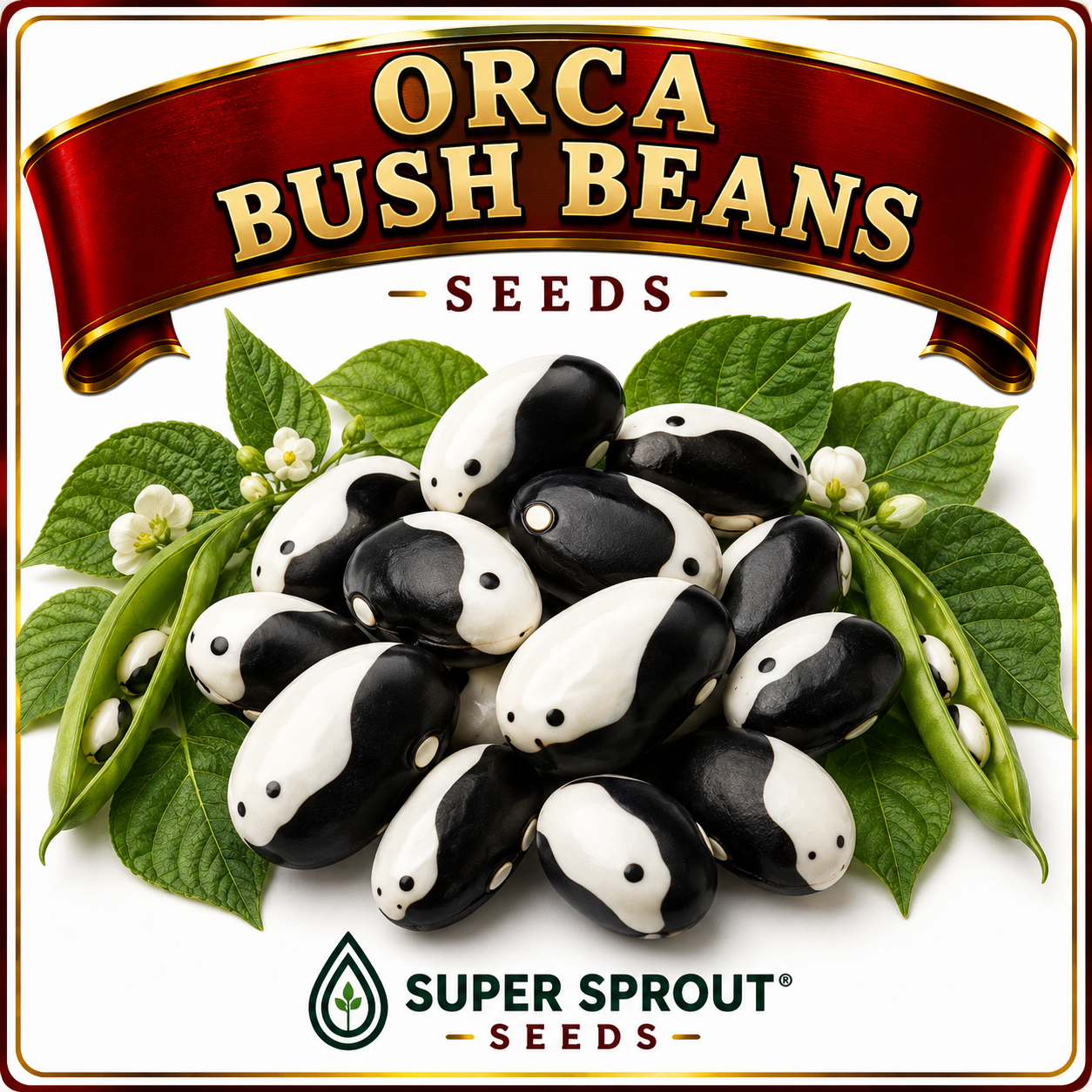 🫘ORCA BUSH BEAN🫘 x 10 organic seeds