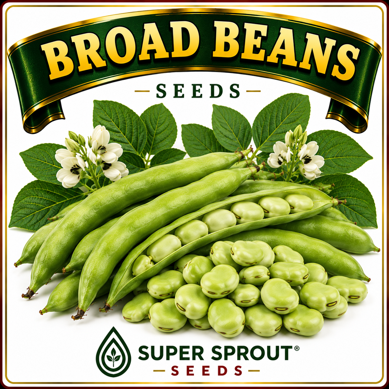 🥜BROAD BEANS🥜 x 5 seeds