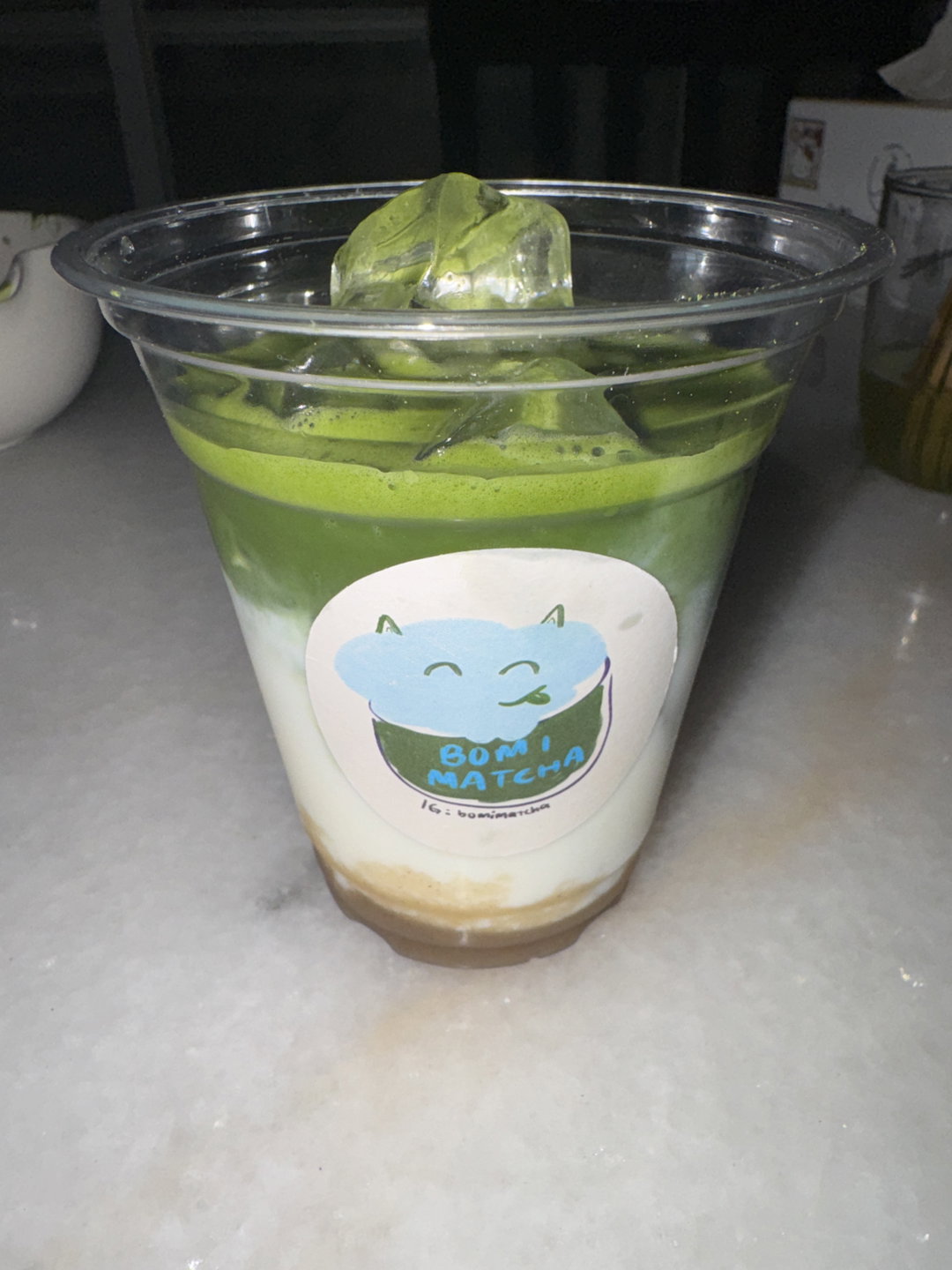 Banana Bread Matcha Latte