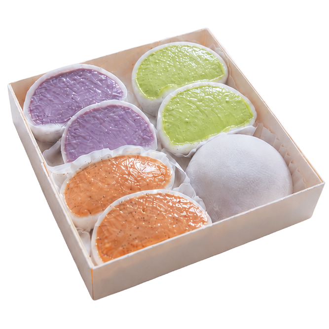 Box of 4 Custard Mochi _0
