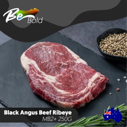 Be-Bold Black Angus Aust Beef Ribeye 200G