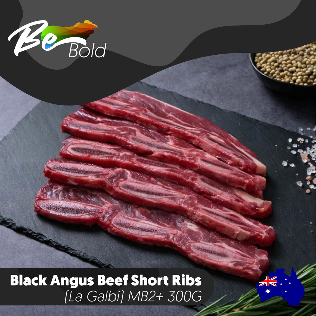 Be-Bold Black Angus Aust Beef Shortribs (La Galbi) 500G
