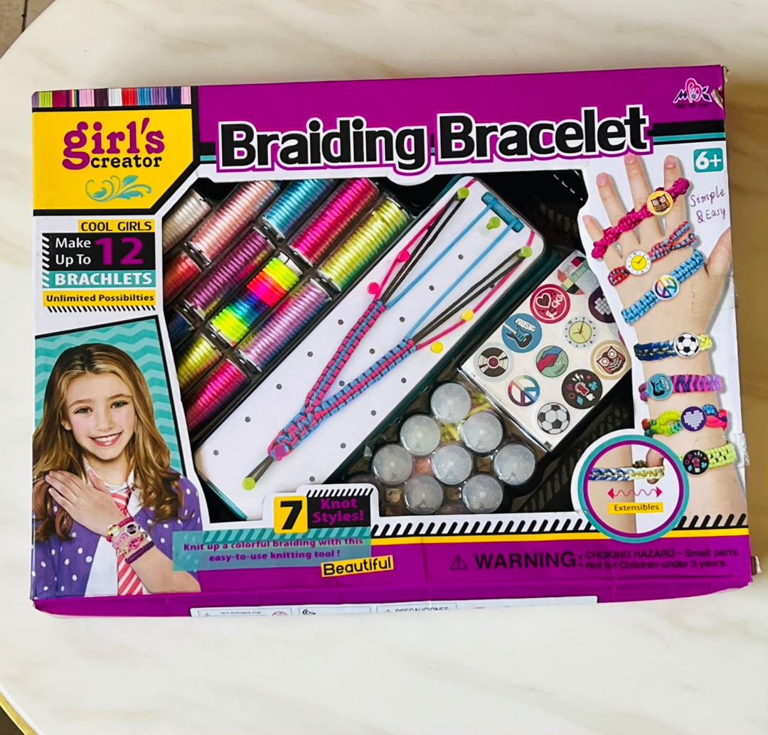 Girls Braiding Bracelet Making Kit