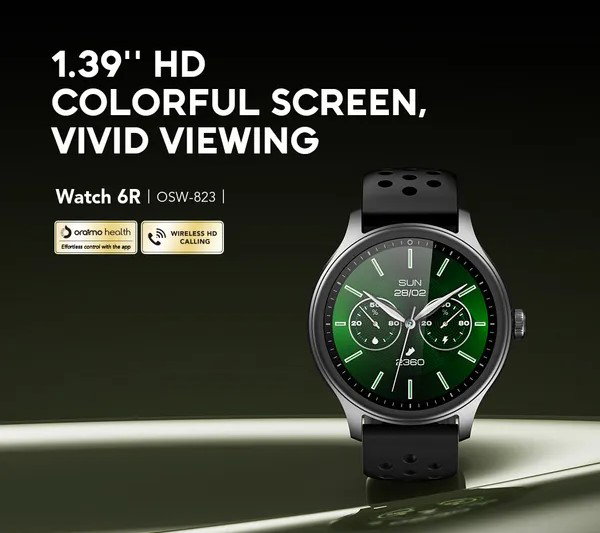 Oraimo OSW-823 6R 1.39" Anti-Scratch IP68 Smart Watch_1