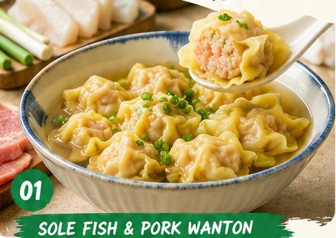 Pork & Sole Fish Wanton (20 pcs)