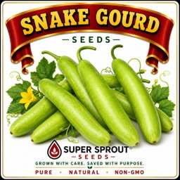 🐍SNAKE GOURD🐍 x 5 seeds