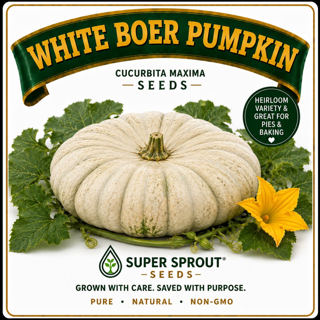 White Boer pumpkin x 10 seeds