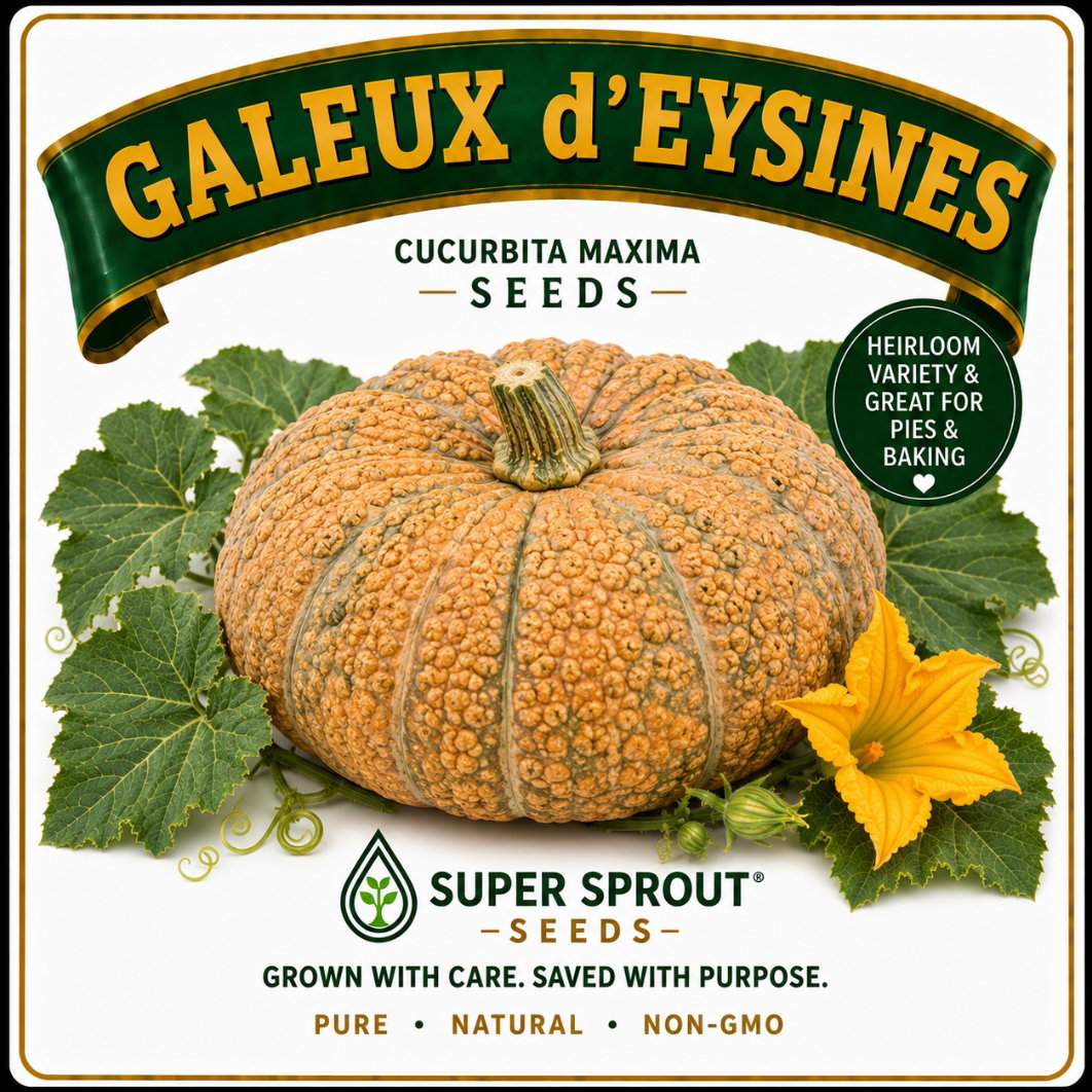 Galeux d'Eysines' pumpkin x 8 seeds