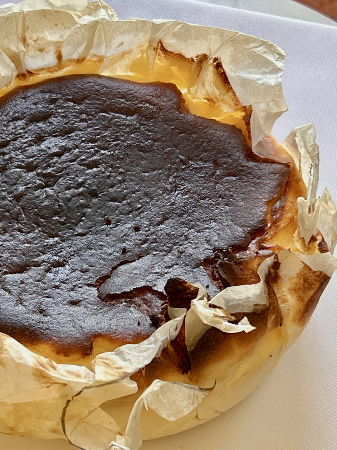Tarta vasca completa (7 pulg)