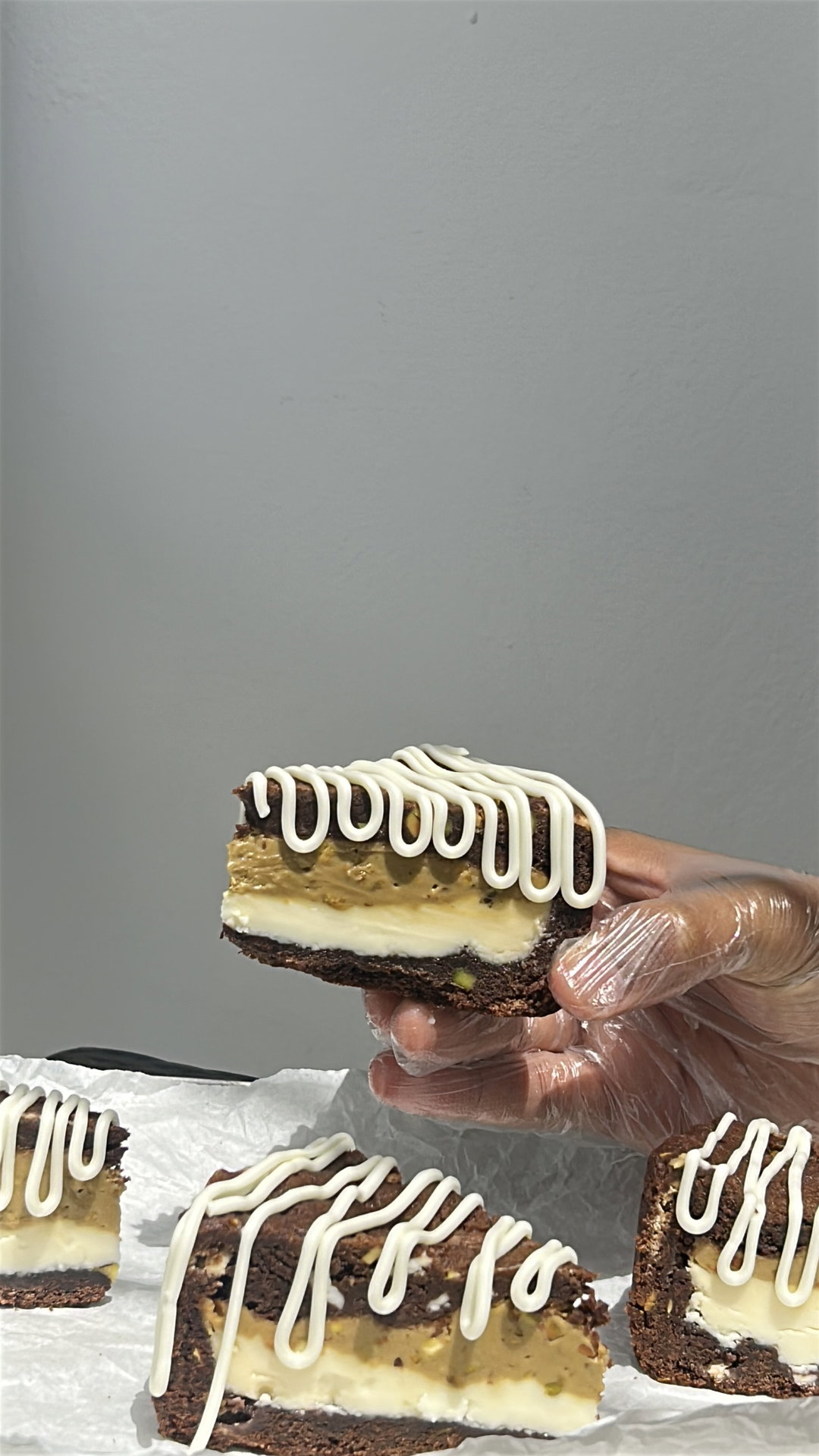 Pistacho crunch y chocolate blanco cookie pie 
