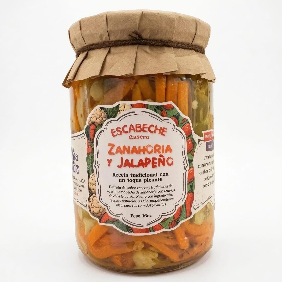 Escabeche de Zanahoria y Jalapeño (16 oz.)