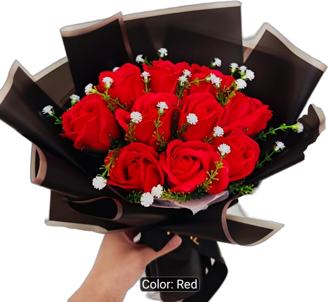 Rose soap bouquet