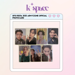 BTS FESTA 2025 ARMYZONE OFFICIAL PHOTOCARD
