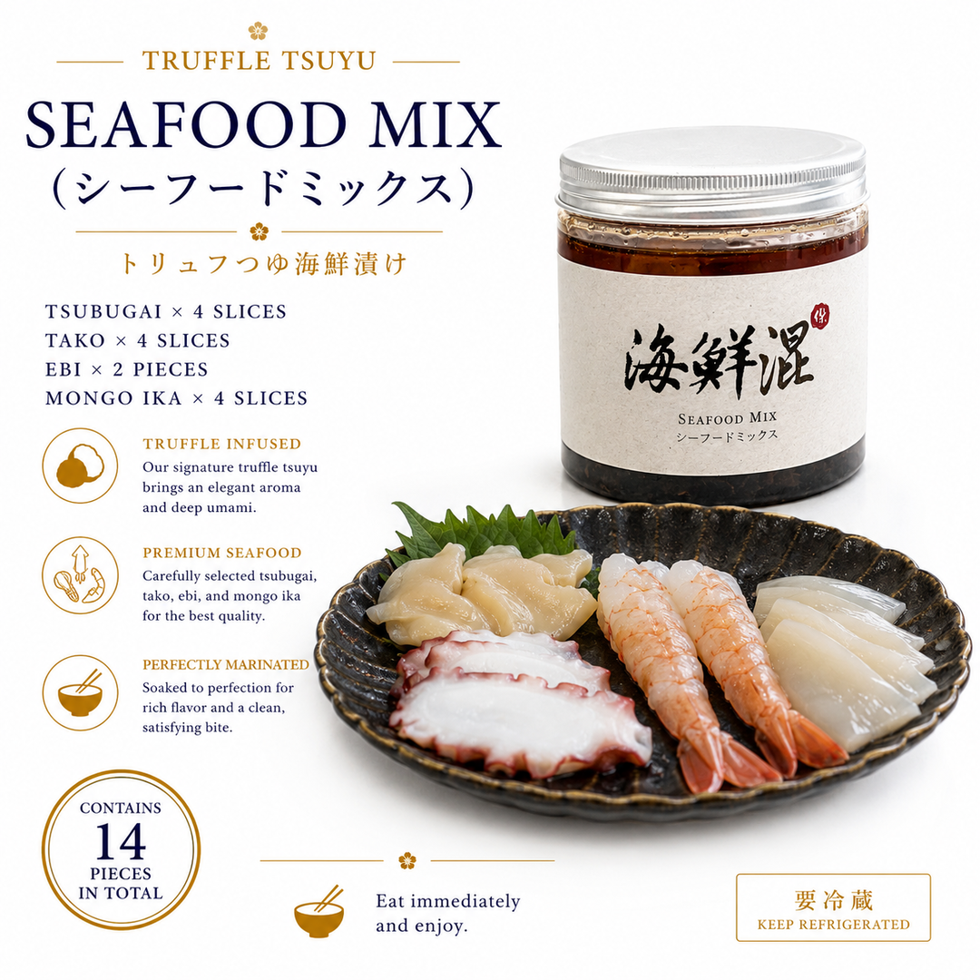 Truffle Tsuyu Mixed Seafood Zuke 