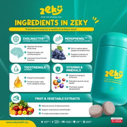 Zeky Brain Hero – Chocolate Chewable Tablets 🍫🧠