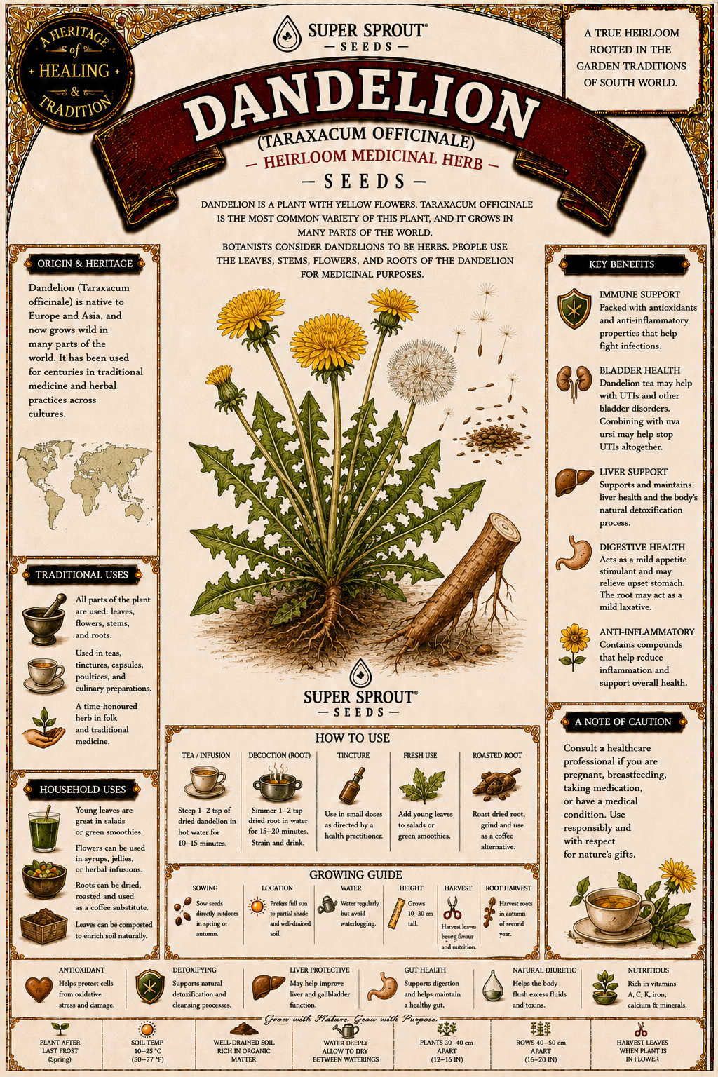 🌼DANDELION🌼 x 25+ seeds_1