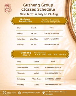 Group classes: 8 Lessons per Term