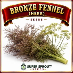🌱BRONZE FENNEL Foeniculum vulgare purpureum   x 25 seeds
