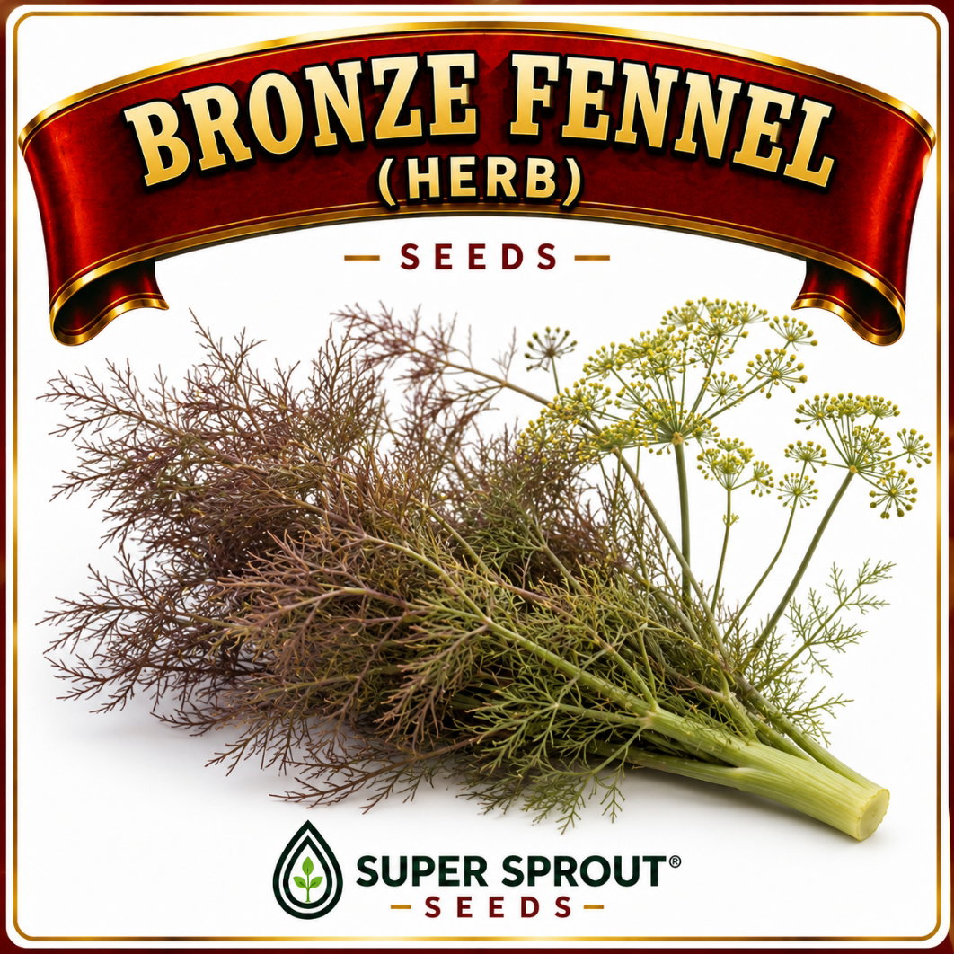 🌱BRONZE FENNEL Foeniculum vulgare purpureum x 25 seeds