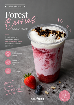 Forest Berries Cold Brew (non-caffeinated)