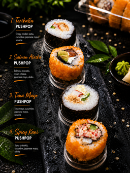 SUSHI PUSH POP 