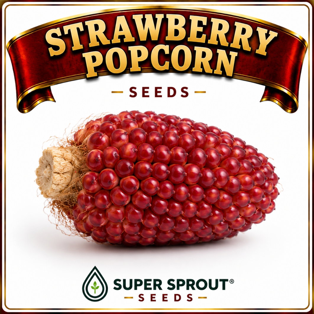 🌽STRAWBERRY POPCORN🌽 x 25 organic seeds