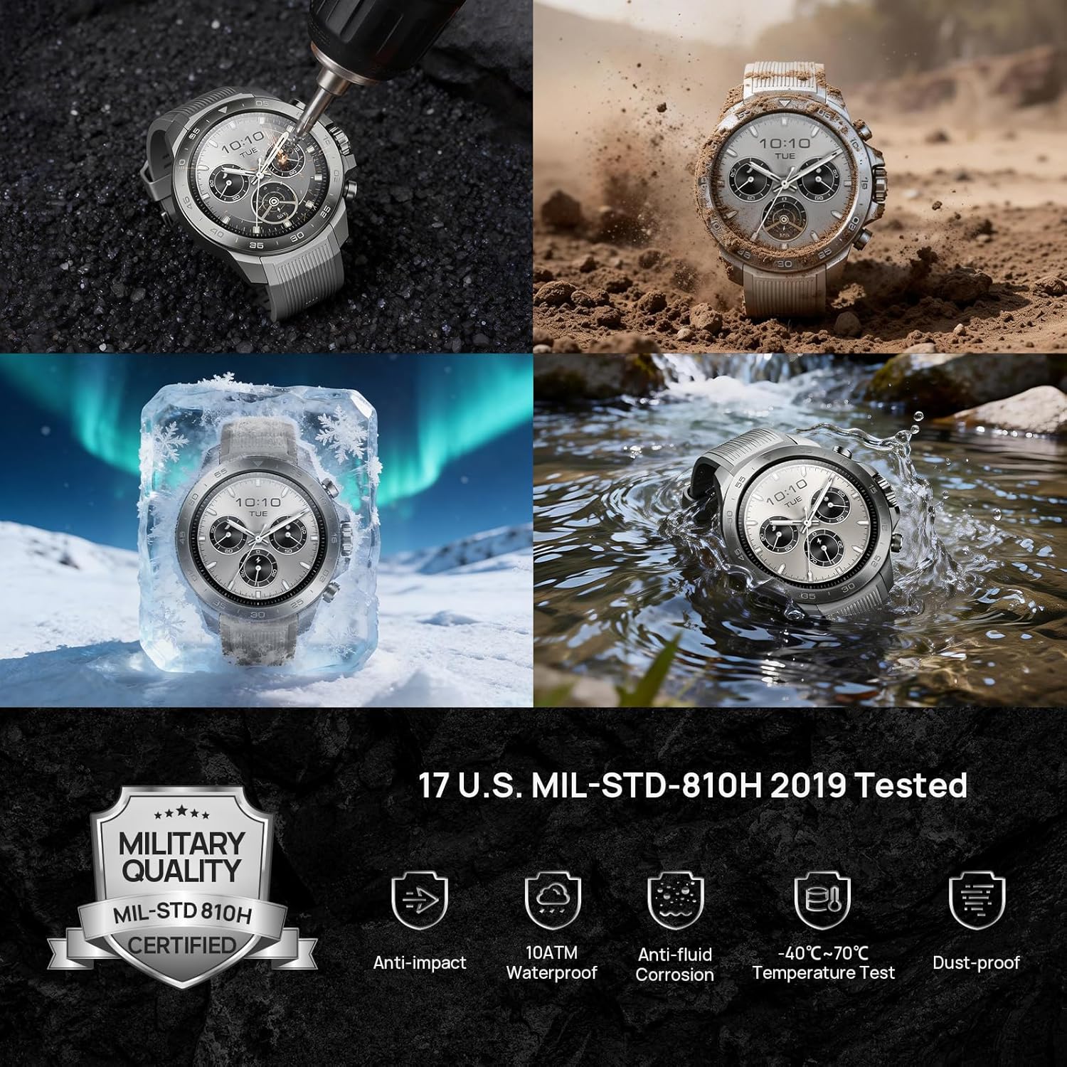 Montre Mibro GS Explorer S AMOLED TITANE, Qualité Militaire_3