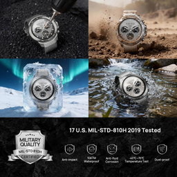 Montre Mibro GS Explorer S AMOLED TITANE, Qualité Militaire