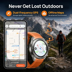 Montre Mibro GS Explorer S AMOLED TITANE, Qualité Militaire