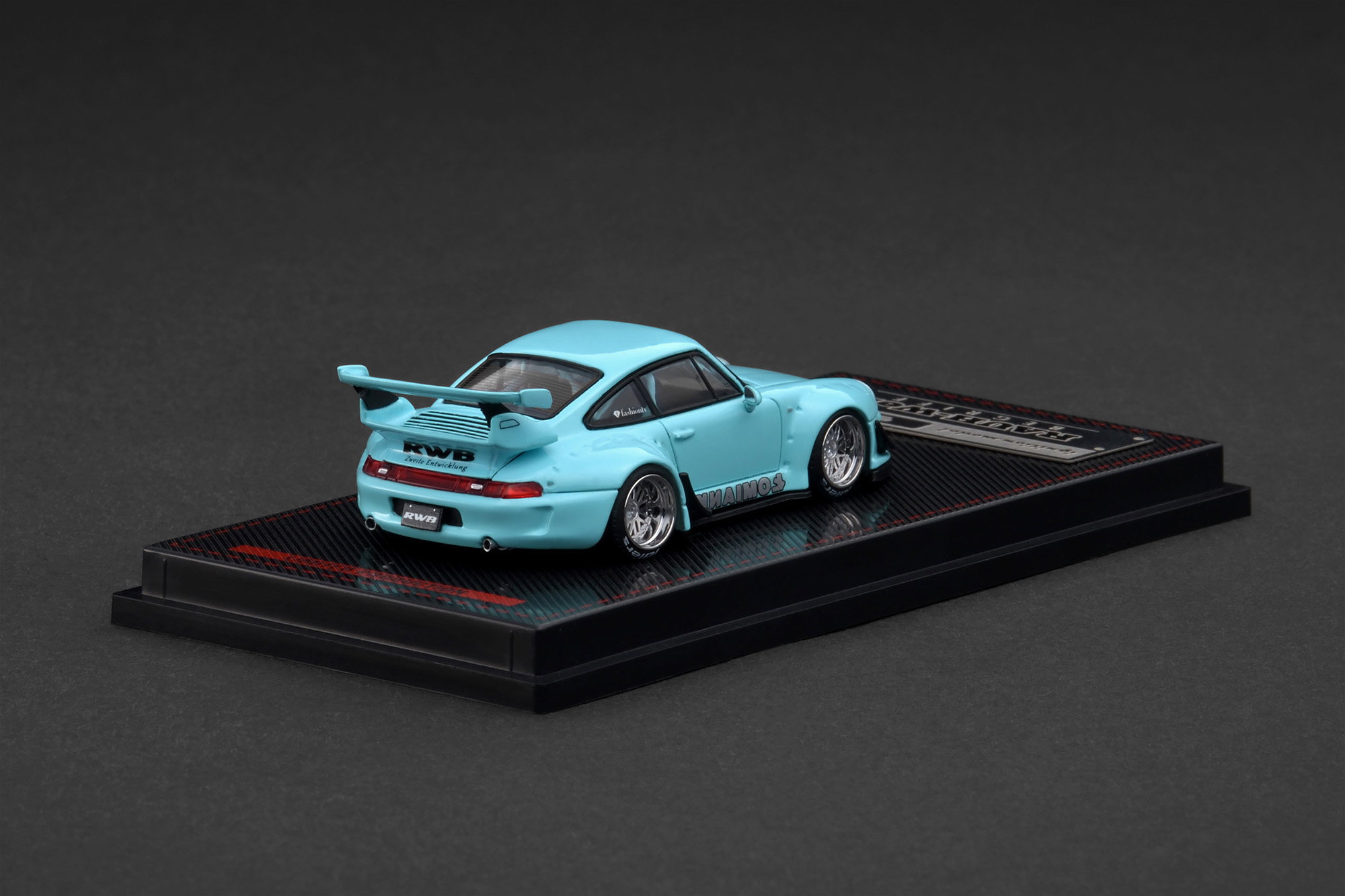 IGNITION MODEL 1/64 PORSCHE RWB 993 TIFFANY BLUE_2