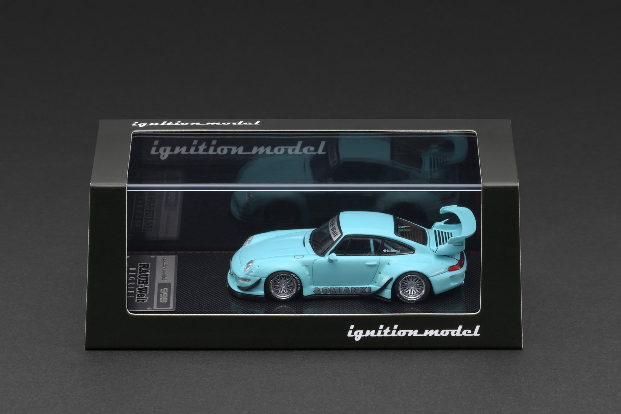 IGNITION MODEL 1/64 PORSCHE RWB 993 TIFFANY BLUE_1