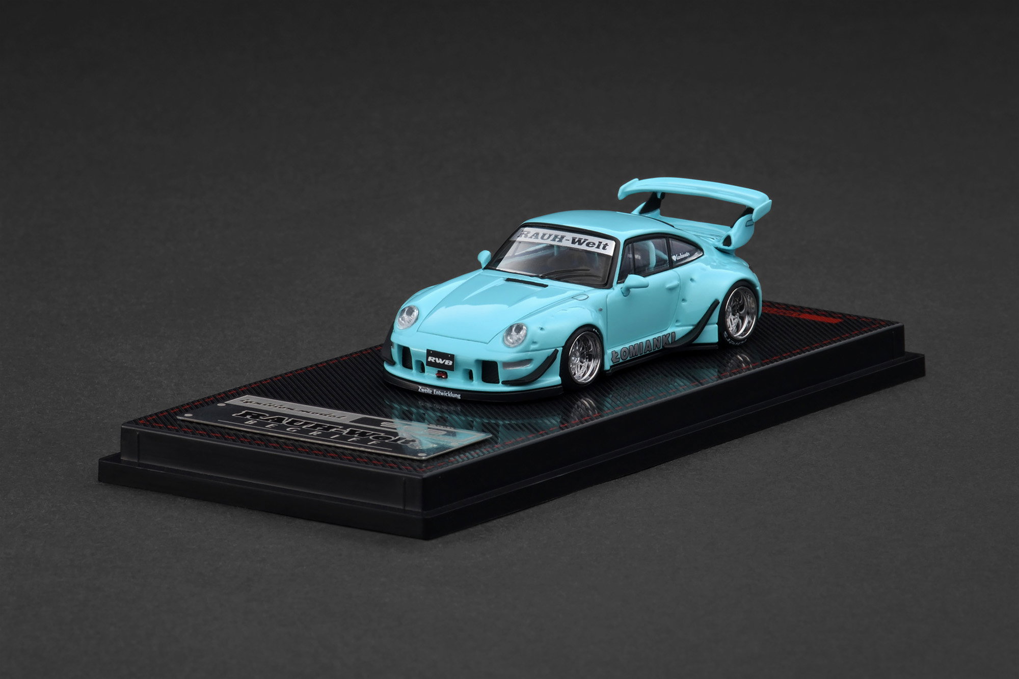IGNITION MODEL 1/64 PORSCHE RWB 993 TIFFANY BLUE_3