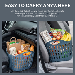 FOLDABLE MULTIFUNCTION BASKET LAUNDRY SHOPPING