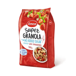 SUPER GRANOLA NO ADDED SUGAR - STRAWBERRY