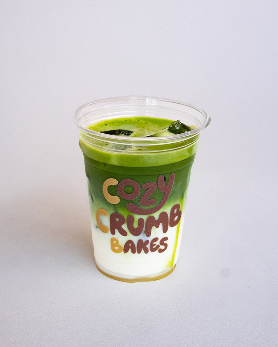 Iced matcha latte