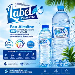 EAU ALCALINE LABEL DU BIEN-ÊTRE 